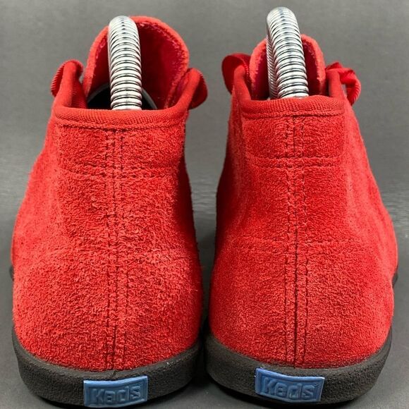 Keds Red Suede Sneakers - Picture 3 of 8